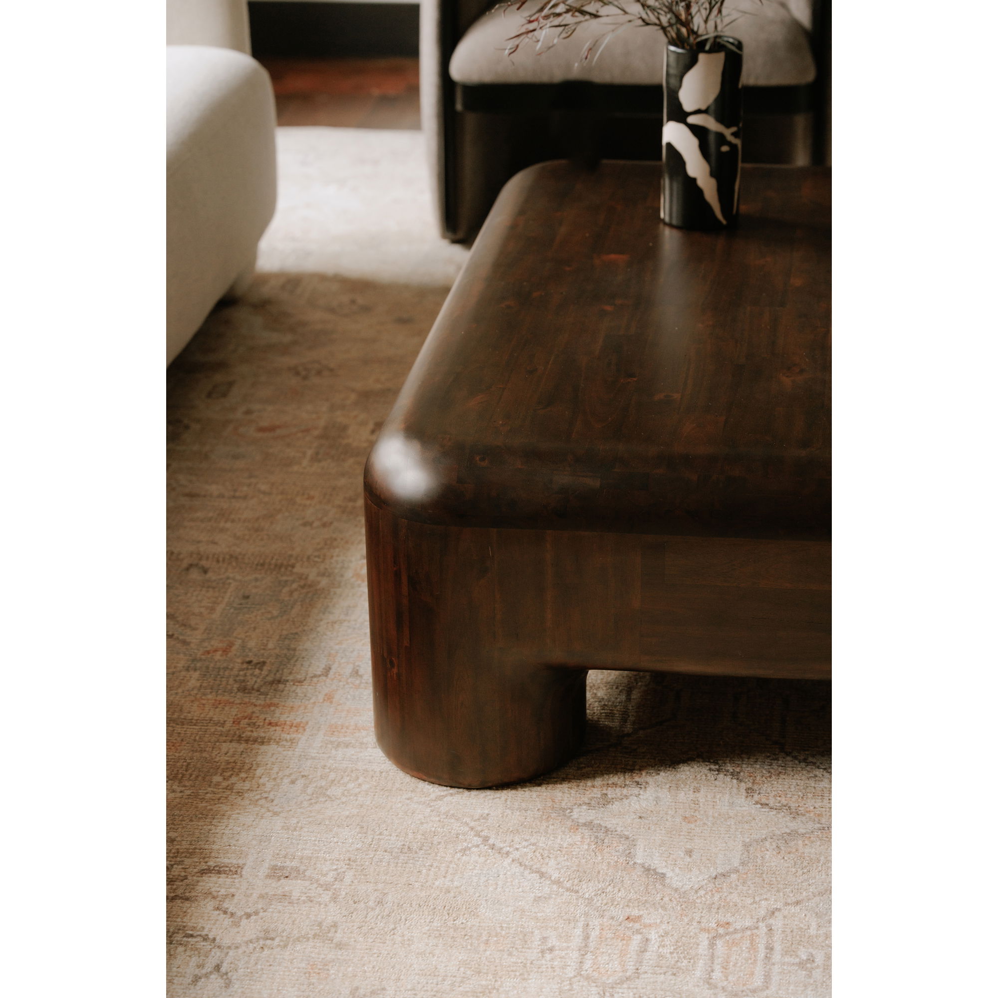 Rowan Coffee Table Dark Brown large image 