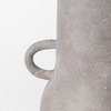 Armani 10.4H Brown-Gray Double Ear Ceramic Vase, by Mercana, 8.07" length x 6.3" width x 10.43" height thumbnail 11