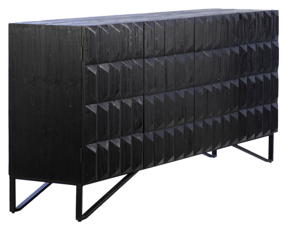 Montoya Sideboard, Sideboards & Buffet by Dovetail, 84" width x 36.5" height x 19" depth View 5