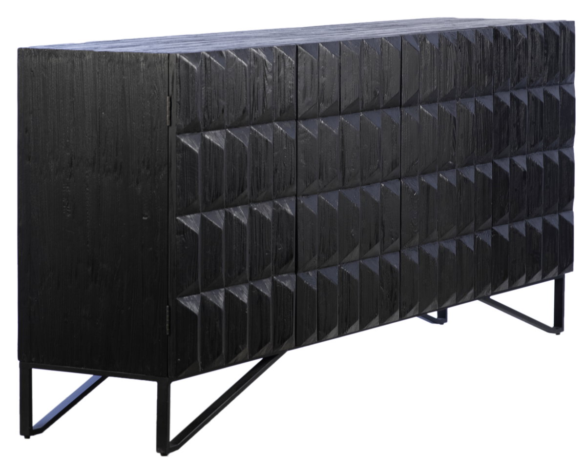 Montoya Sideboard, Sideboards & Buffet by Dovetail, 84" width x 36.5" height x 19" depth View 5