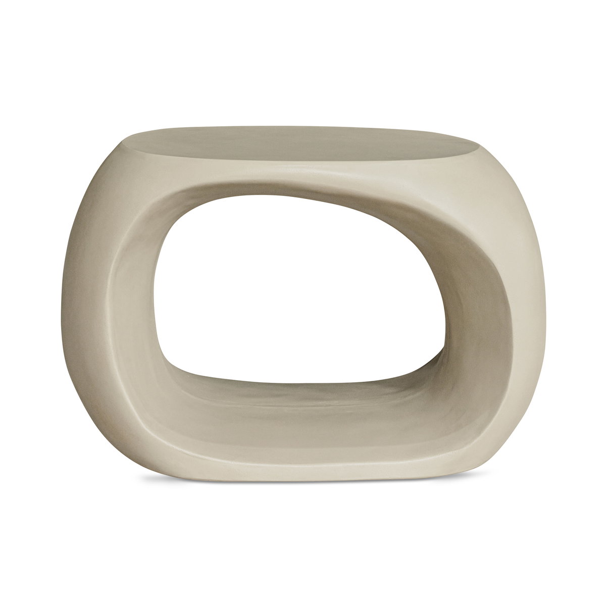 Albers Outdoor Stool Cream, Outdoor Chair by Moe's Home, 2'2.75" width x 1'5.75" height x 1'2.75" depth View 1