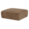 Matina Ottoman Taupe, by Moe's Home, 40.9" width x 17.3" height x 40.9" depth thumbnail 2