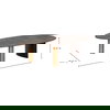 Nicko Coffee Table Black, by Moe's Home, 62.5" width x 16.25" height x 30" depth thumbnail 7