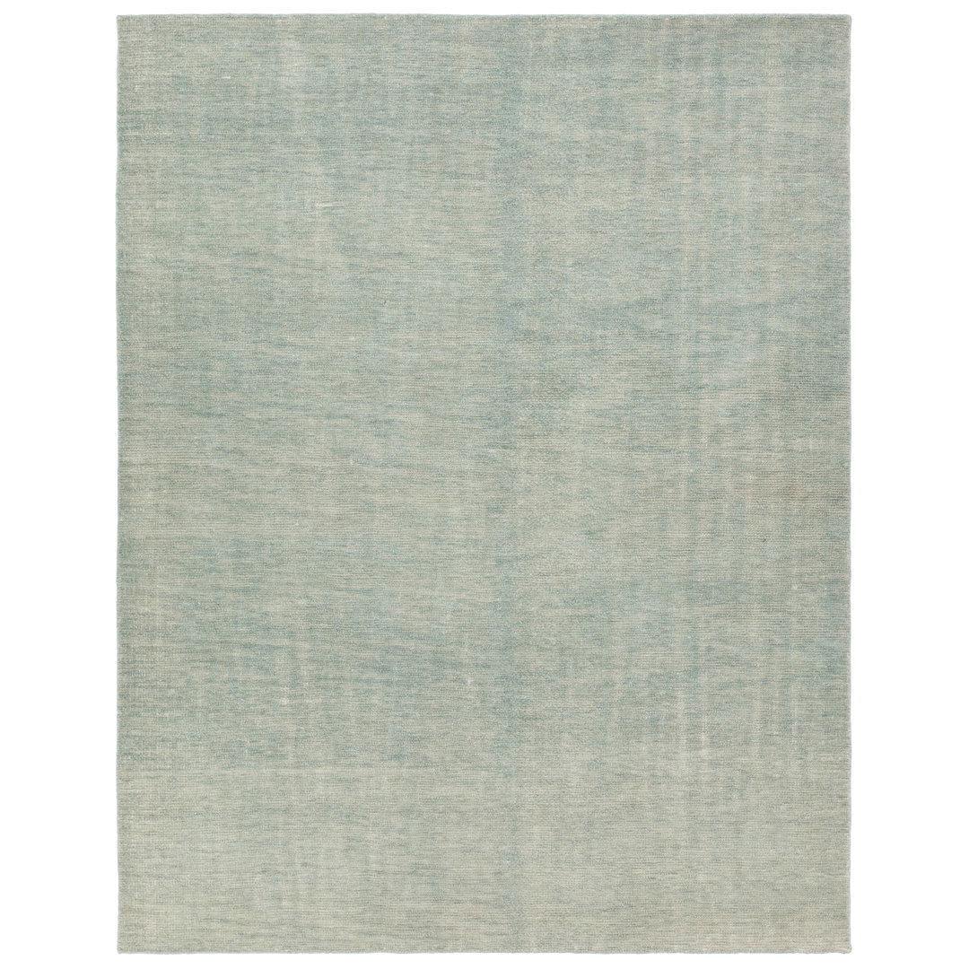 Jaipur Living Limon Handwoven Solid Blue Area Rug (18' Swatch) large image 