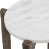 Vivi Marble Drink Table, Side & End Table by Uttermost, 12" width x 22" height x 12" depth thumbnail 7