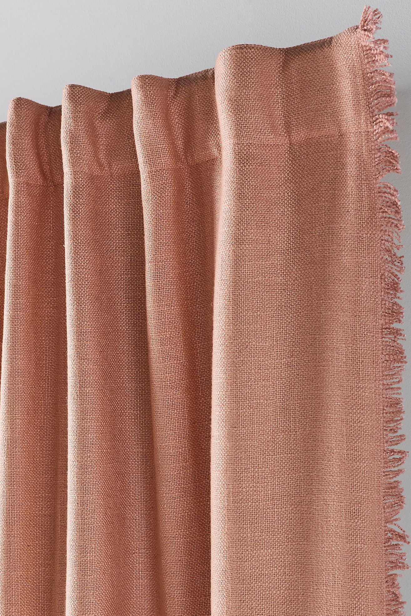 Online Designer Combined Living/Dining Luxe Linen Blend Woven Blackout Curtain