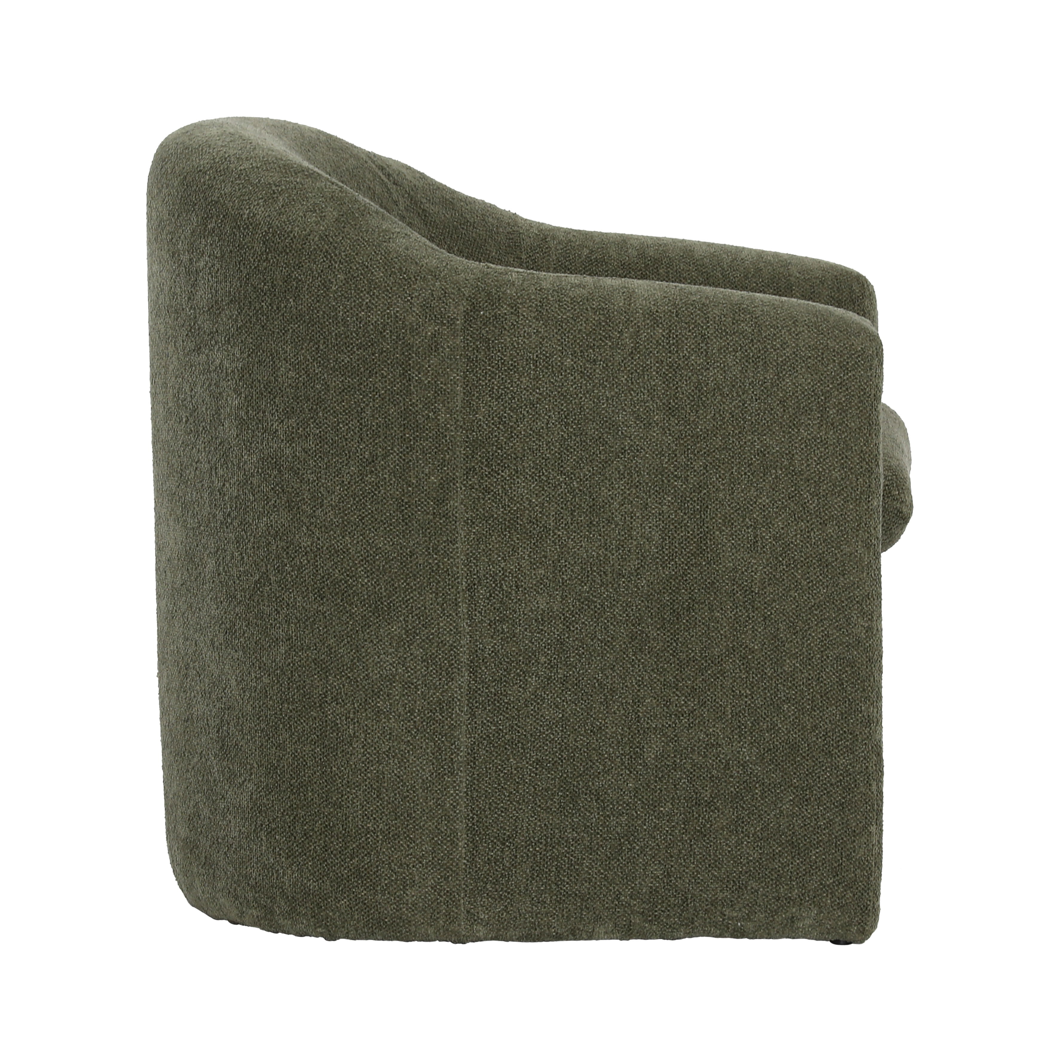 Alda Occasional Chair Green, Accent Chair by Dovetail, 33" width x 31.1" height x 30.95" depth View 3