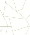Fractured Prism  Gold Metallic Peel & Stick Wallpaper thumbnail 0