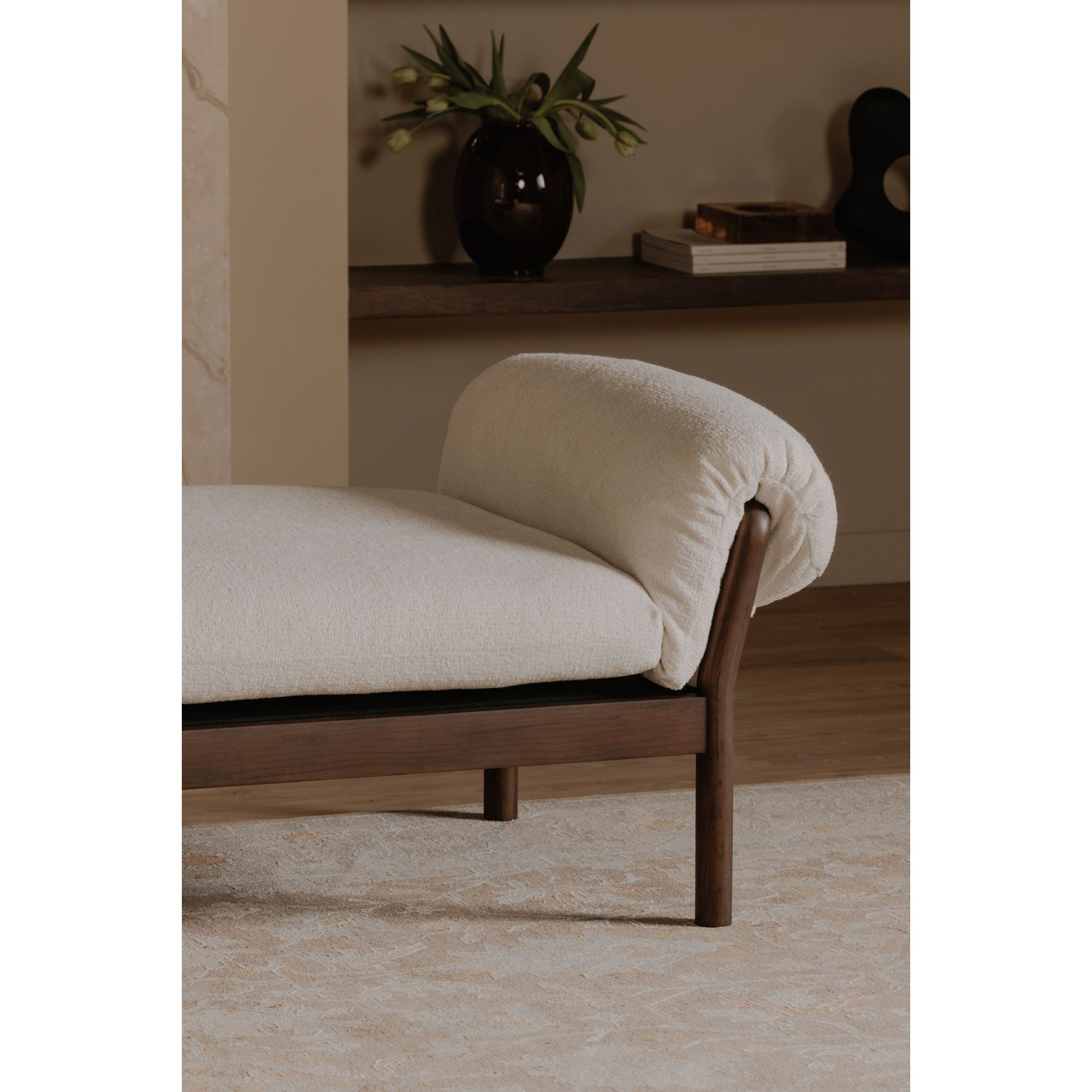 Cardero Daybed Ivory, Chaise Lounges & Daybed by Moe's Home, 74.5" width x 23.5" height x 30" depth View 7