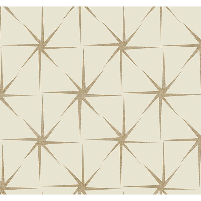 Evening Star Cream Wallpaper by York Wall | Decorilla