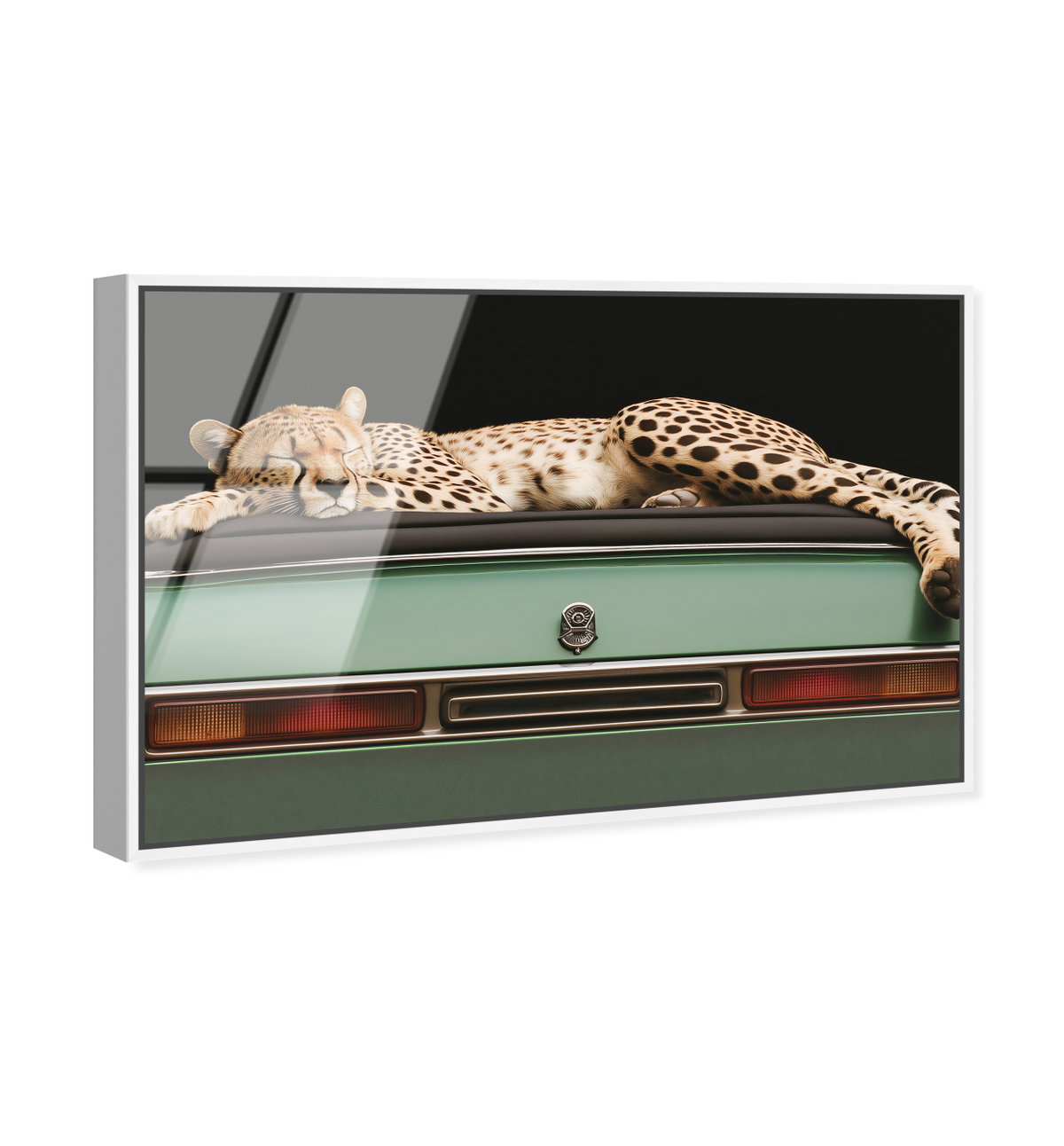 Sleepy Cadi Cheetah (No Embellishment), Art by Oliver Gal,  30x20 View 2