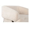 Devlin Lounge Chair Cream Faux Fur, Chaise Lounges & Daybed by Moe's Home, 40.55" width x 29.5" height x 40.16" depth thumbnail 6