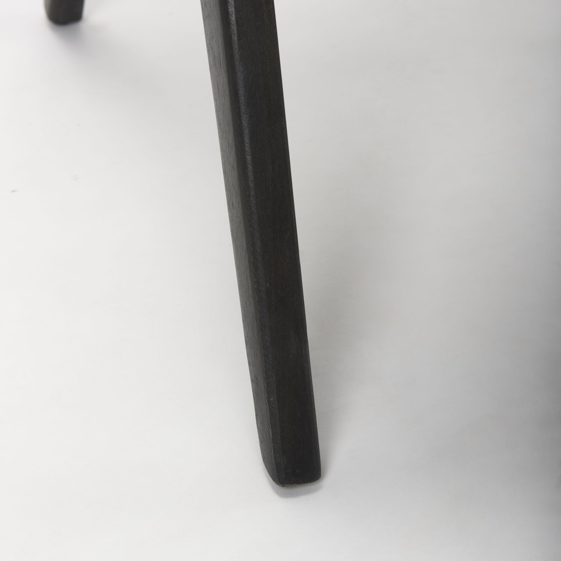 Donna Black Wood Cane-Back with Beige Upholstered Seat Dining Chair, by Mercana, 21.65" length x 27.52" width x 32" height View 13