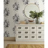 Tea Rose Black & White Wallpaper thumbnail 1