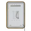 Crofton Lighted Brass Vanity Mirror thumbnail 9