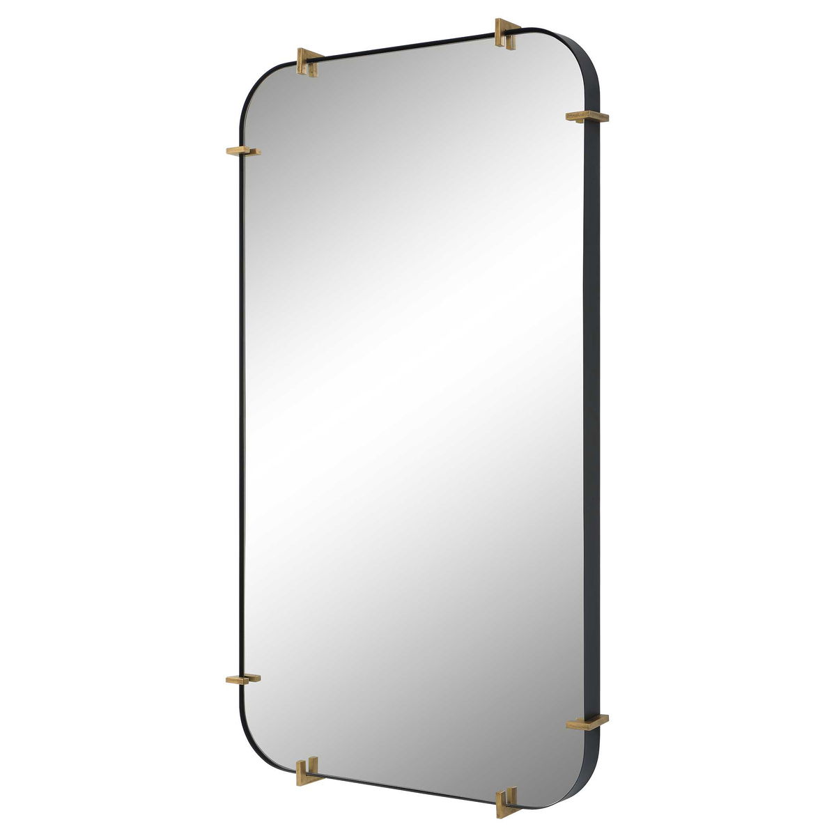 Pali Industrial Iron Mirror, by Uttermost, 27.12" width x 47.5" height x 2.5" depth View 5