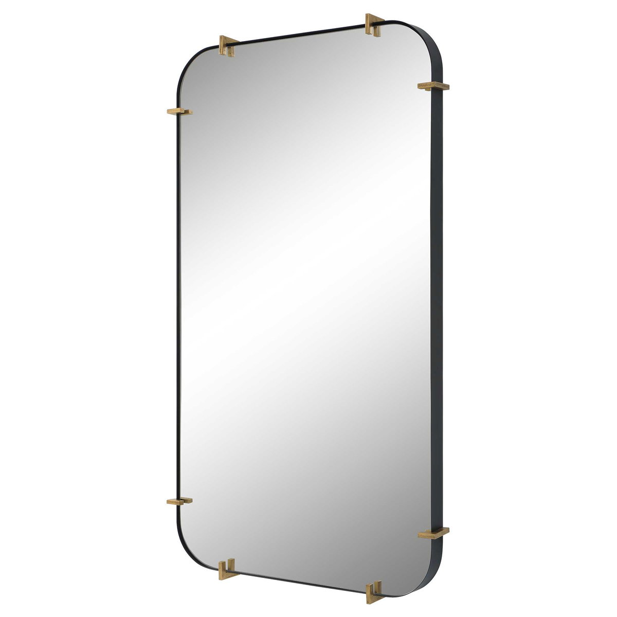 Pali Industrial Iron Mirror, by Uttermost, 27.12" width x 47.5" height x 2.5" depth View 5