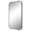 Pali Industrial Iron Mirror, by Uttermost, 27.12" width x 47.5" height x 2.5" depth thumbnail 5