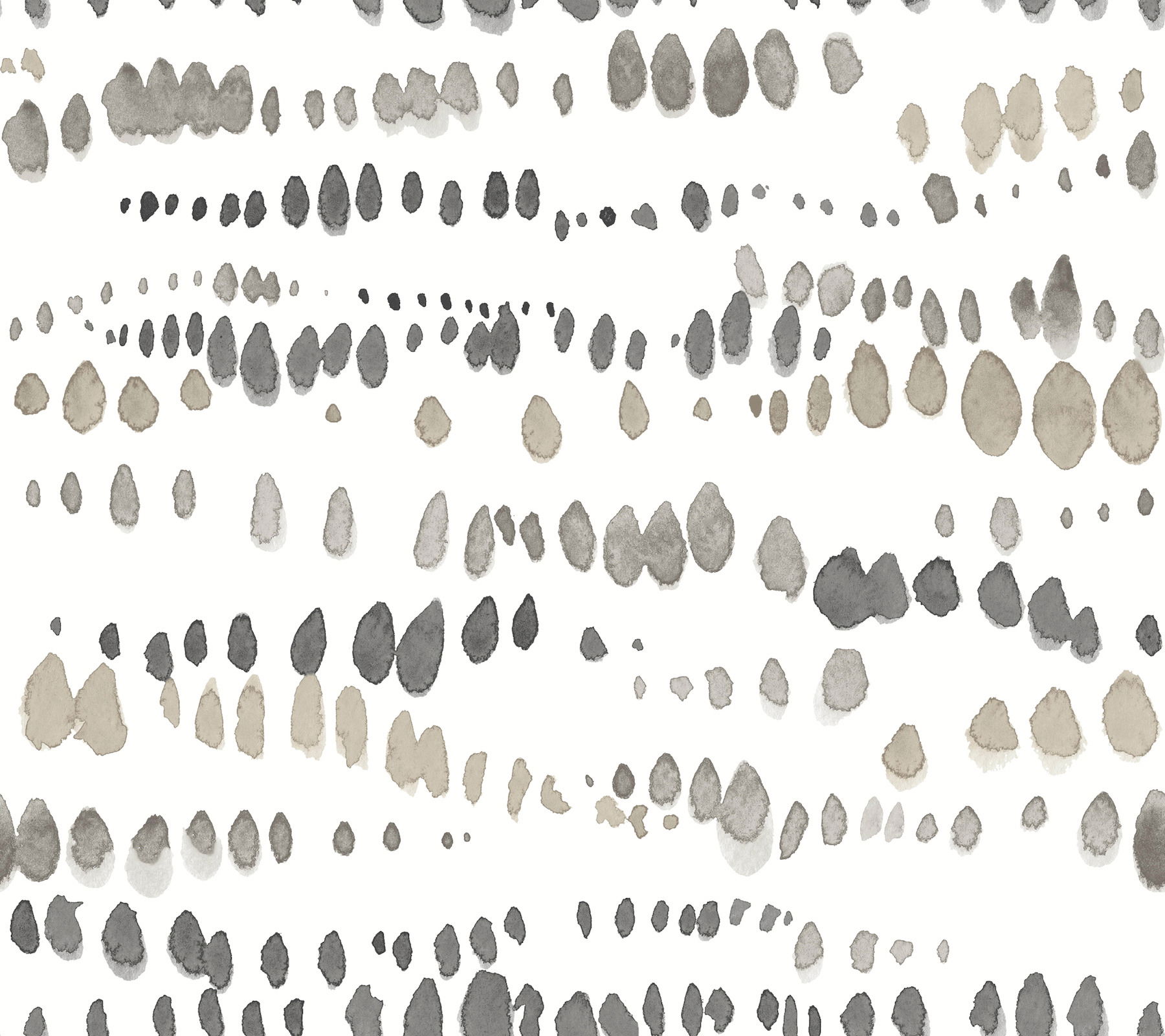 Dewdrops Black & Taupe Wallpaper large image 