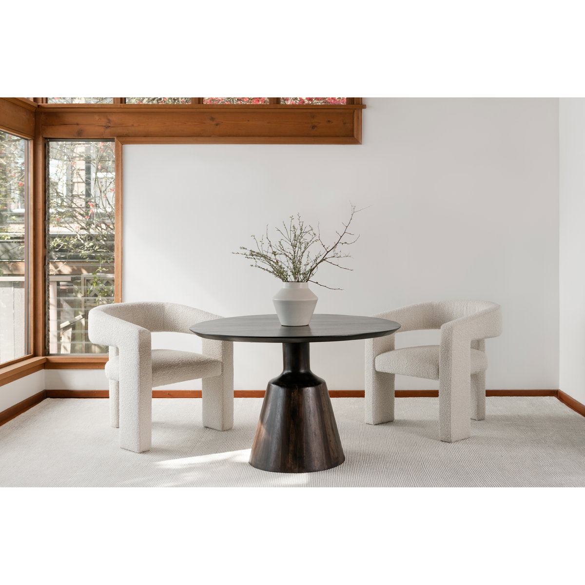 Elo Chair White, Accent Chair by Moe's Home, 29" width x 32" height x 28" depth View 13
