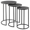 Erik Metal Nesting Tables Set/3, Side & End Table by Uttermost, 17" width x 23.7" height x 17" depth thumbnail 1