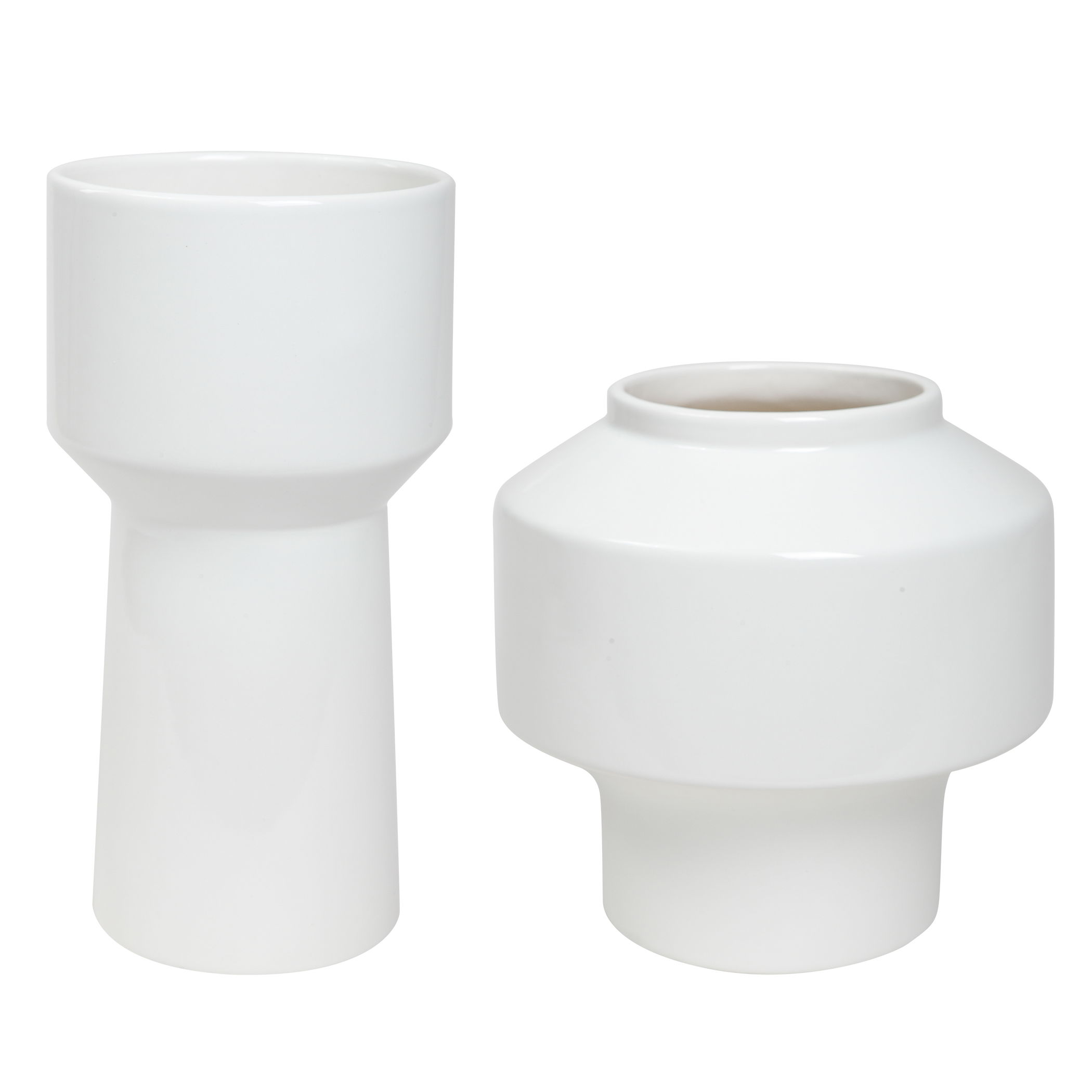 Illumina Abstract White Vases Set/2 large image 