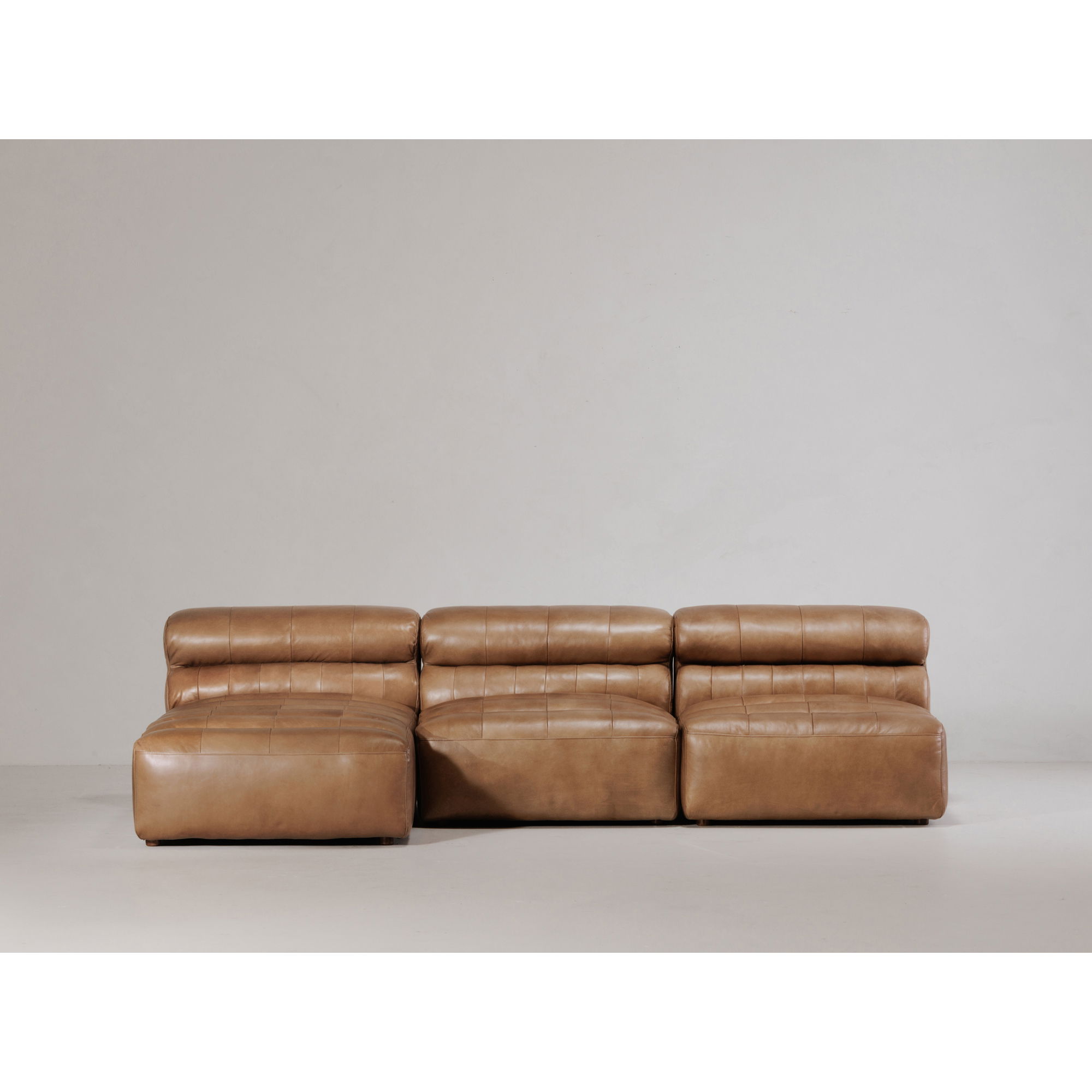 Ramsay Signature Modular Sectional Tan, Sectional Sofa by Moe's Home, 108" width x 28" height x 65.5" depth View 10