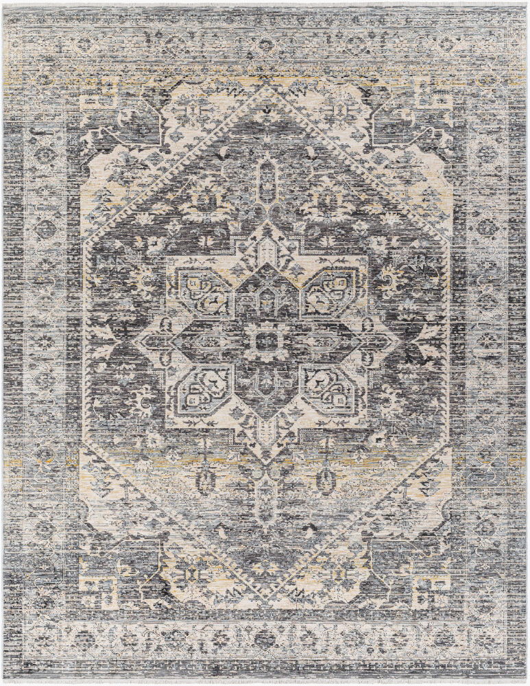 Chicago Machine Woven Rug, by Surya, 12'7.57" length x 8'10.3" width
