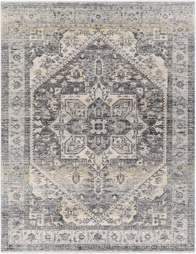 Chicago Machine Woven Rug, by Surya, 1'3.75" length x 1'3.75" width