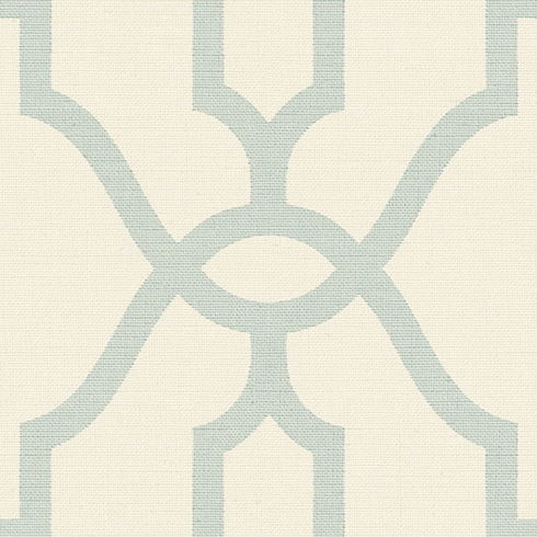 Woven Trellis Eggshell Wallpaper