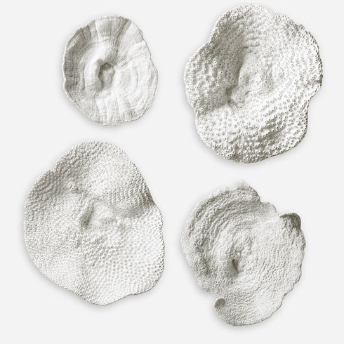 Sea Coral Wall Art Set/4