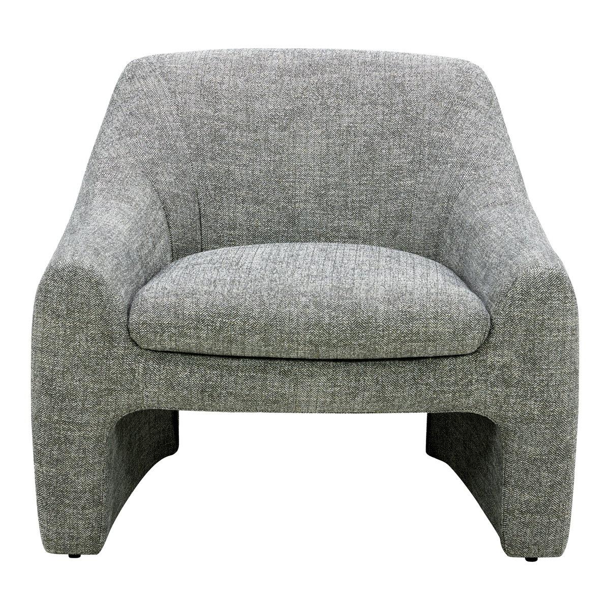 Kenzie Accent Chair Slated Moss, by Moe's Home, 33.75" width x 29.25" height x 31" depth View 1