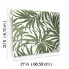 Bali Leaves Green Peel & Stick Wallpaper thumbnail 3