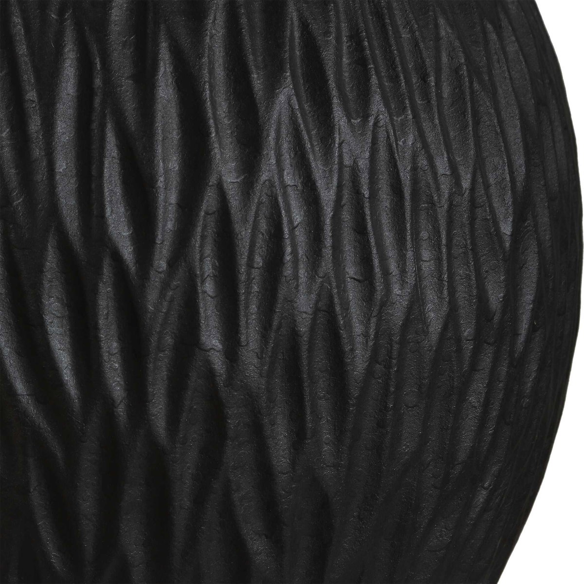 Levee Satin Black Table Lamp, by Uttermost, 18" width x 27" height x 18" depth View 7