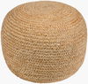 Tropics Pouf, Ottoman by Surya, 20" width x 17" height thumbnail