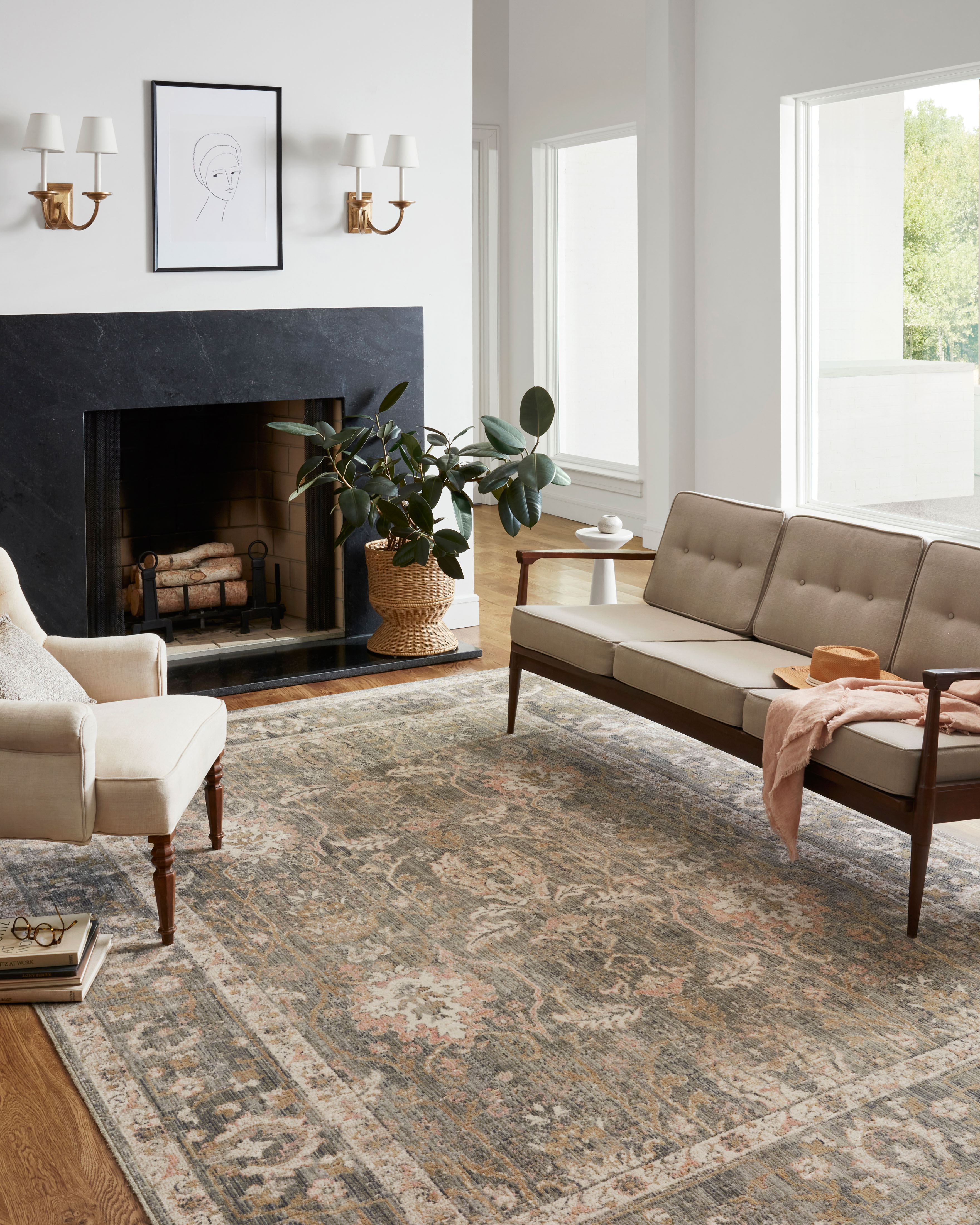 Chris Loves Julia x Loloi Rosemarie Rug large image 