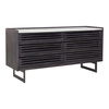 Paloma 6 Drawer Dresser Black Charcoal Grey thumbnail 1