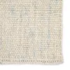 Rutledge Natural Solid Ivory/ Blue Area Rug (5'X8') thumbnail 1