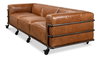 Antwerp Sofa, by Sarreid, 3'4" length x 8'6" width x 2'4" height thumbnail 8