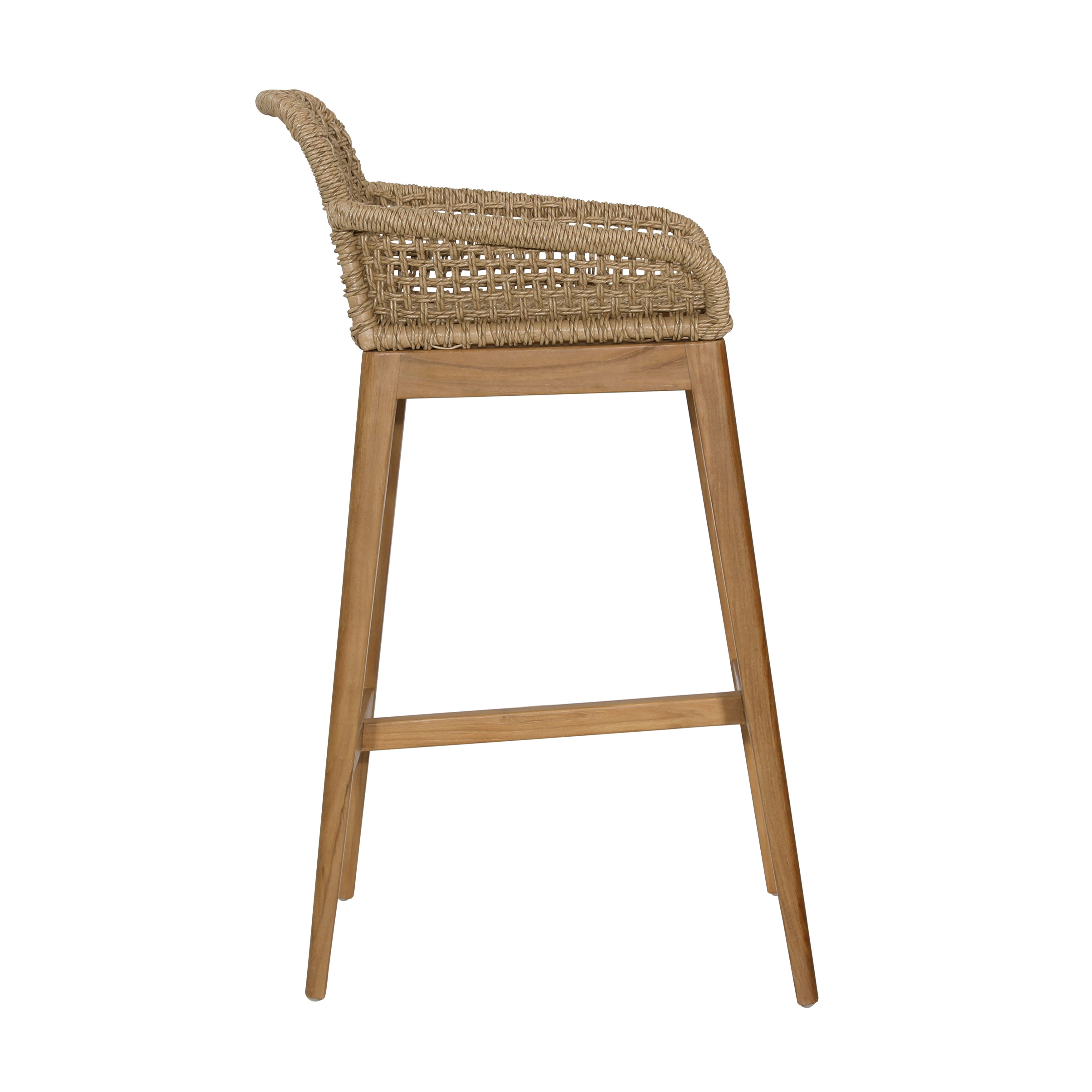 Audra Barstool Nat, Counter & Bar Stool by Dovetail, 20" width x 39.5" height x 23" depth View 3
