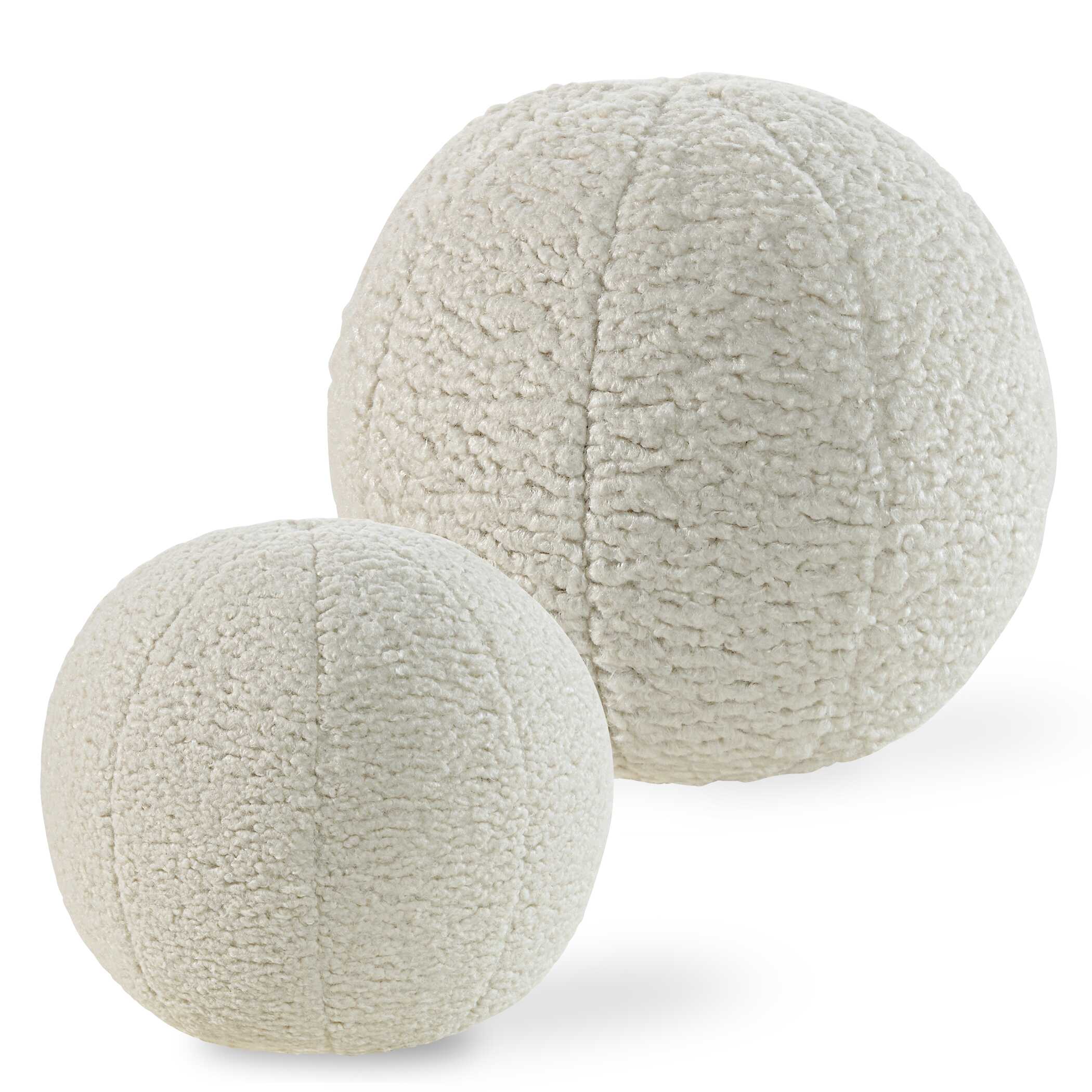 Capra Ball Sheepskin Pillows Set/2 large image 