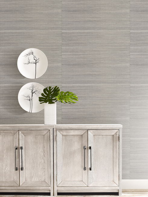 Imperial Dark Grey & Tan Wallpaper