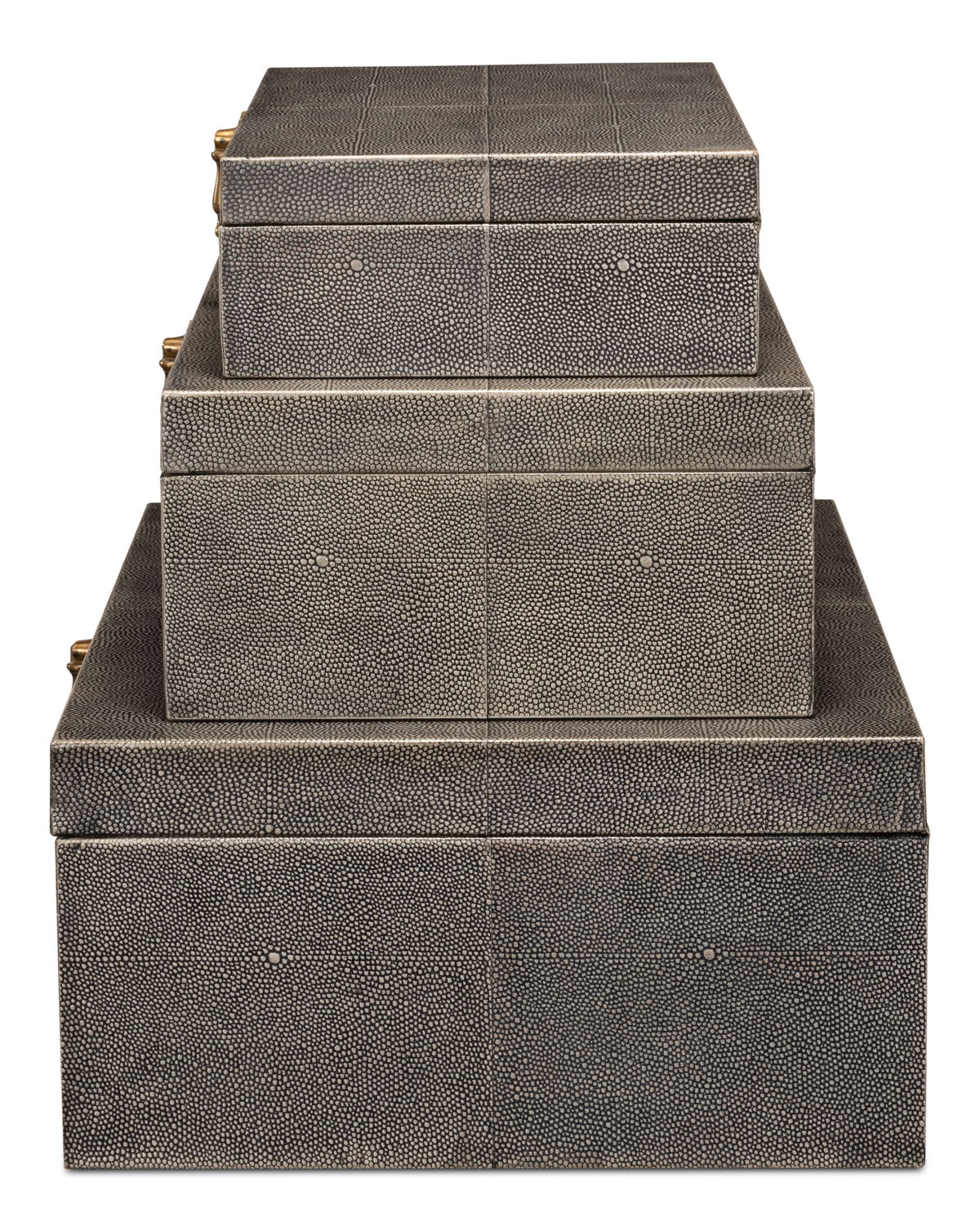 Cosmos Nesting Boxes  Set Of Three, by Sarreid, 1'4" length x 2' width x 8" height View 4