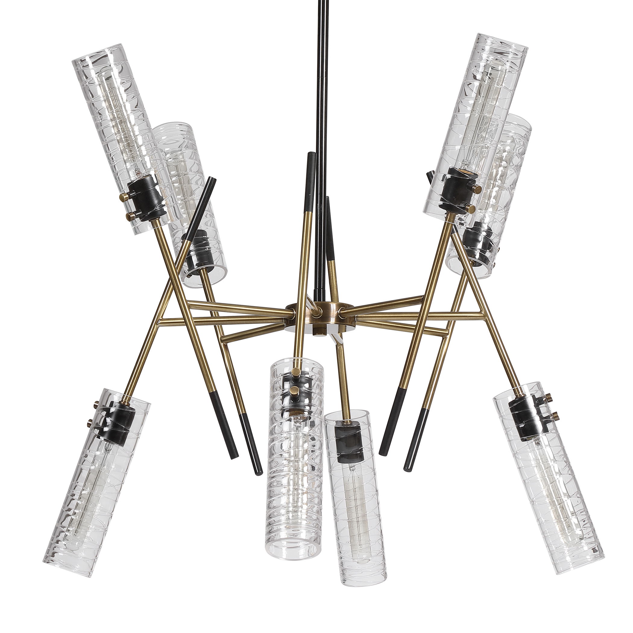 Telesto 8 Light Linear Pendant large image 