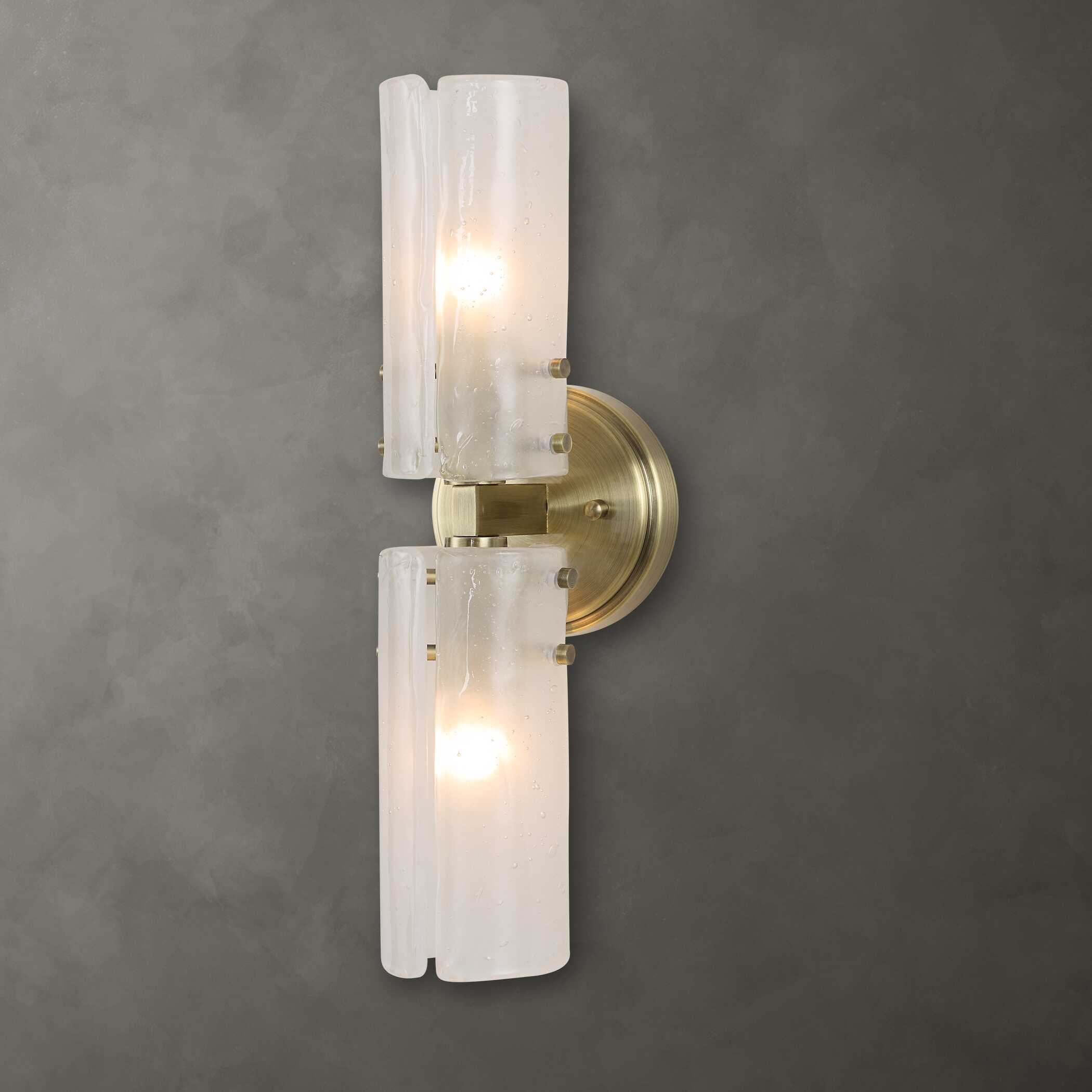 Mistie 2 Light Glass Sconce Mistie 2 Light Glass Sconce large image