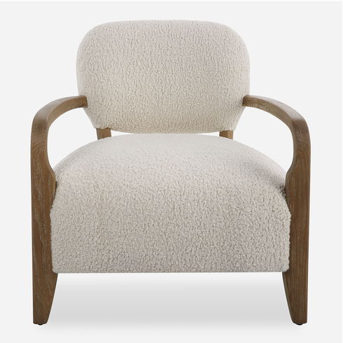 Telluride Natural Shearling Accent Chair