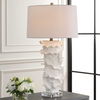 Wisp White Table Lamp, by Uttermost, 18" width x 32.5" height x 18" depth thumbnail 2