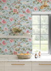 Marguerite Vine Blue Wallpaper thumbnail 1