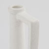 Burton 17.1H Large White Ceramic Jug Vase, by Mercana, 6.1" length x 6.1" width x 15.55" height thumbnail 8