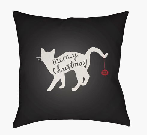 Meowy Accent Pillow